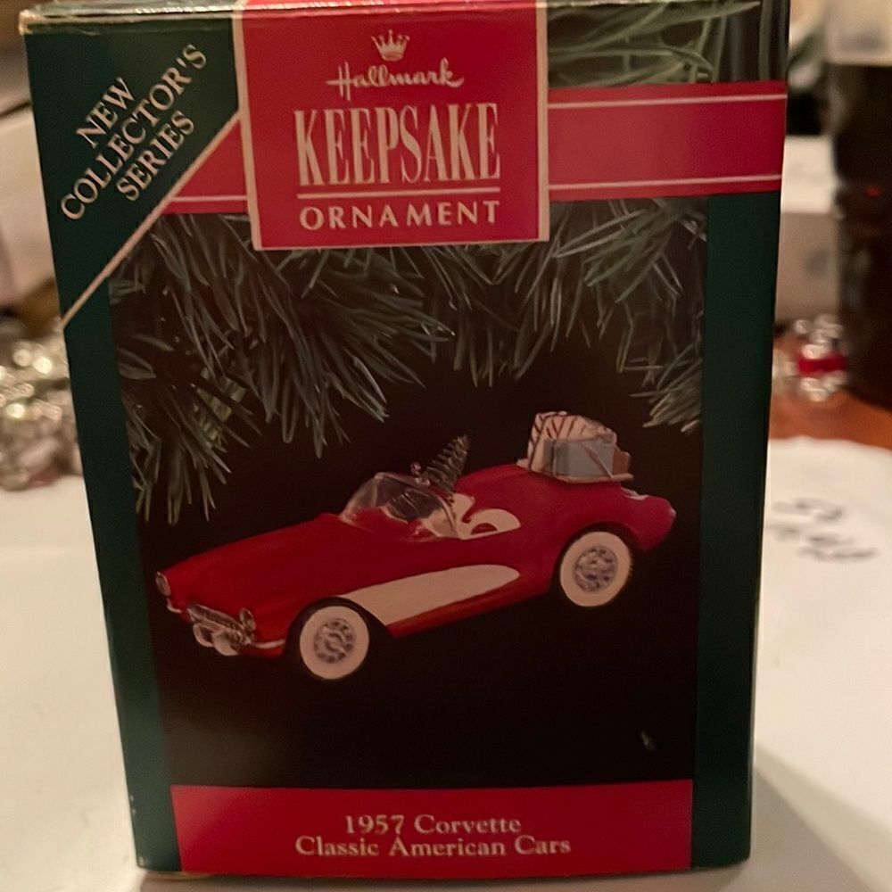 Hallmark 1991-1957 Corvette. #1 in classic American Cars Series-Rare!